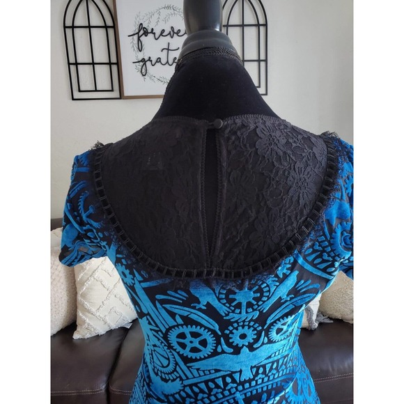 Hot Topic Miss Peregrine's Home For Peculiar Children Burnout Velvet Dress Sz M - Picture 7 of 11